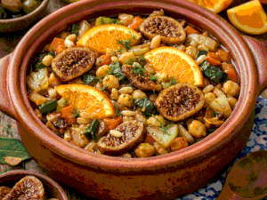 Zeytinyağlı Kuru İncirli & Portakallı Ege Güveci