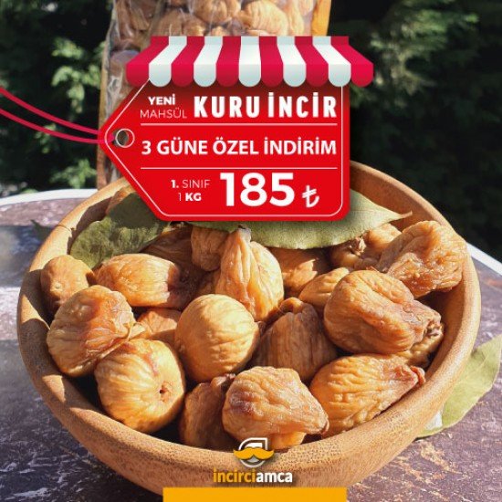 Minik Boy Kuru İncir 1 Kg ( Yeni Mahsül ) Minik Boy Kuru İncir 1 Kg ( Yeni Mahsül )